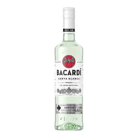 BACARDI CARTA BLANCA RUM 75 CL