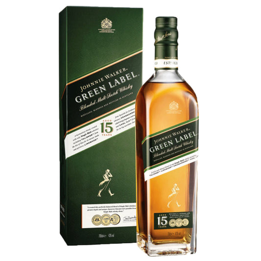 J.W. GREEN LABEL SCOTCH WHISKY 75 CL