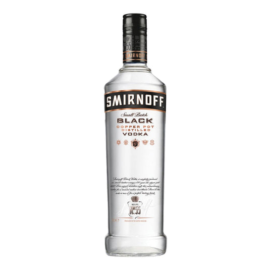 SMIRNOFF BLACK VODKA 70 CL